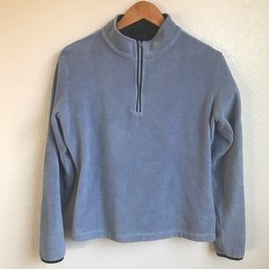 Light Blue Horny Toad 3/4 Zipper Sweater